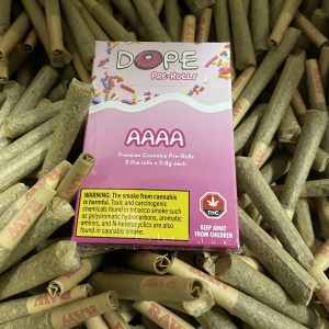 AAAA 5 pack – 0.8g x 5 prerolls (Indica – Pink Gas )