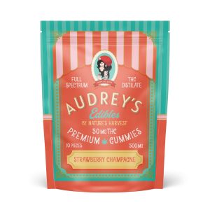 Audrey’s 500mg Gummies (10x50mg) Strawberry Champagne