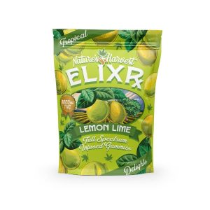 Elixr 1000mg Gummies (20x50mg) Lemon/Lime